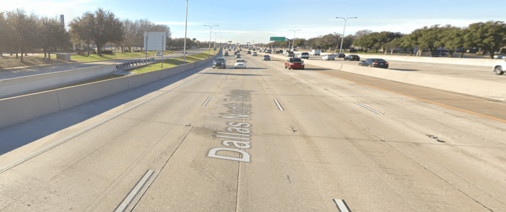 Dallas North Tollway Collision