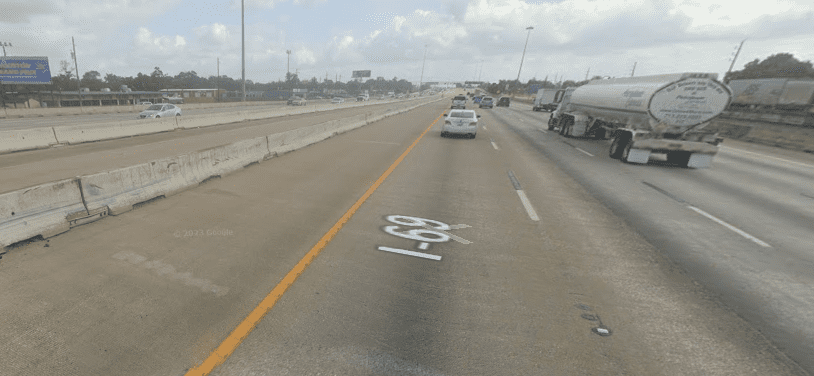 Houston Three-Vehicle Crash